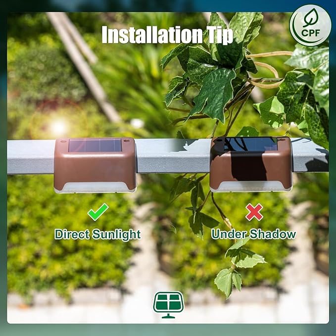 16-Pack Solar Yard Lights, Warm White LED