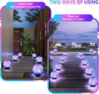 Solar Pathway Lights, Waterproof LED Garden Lights