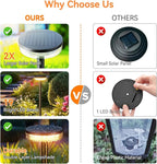 Solar Garden Path Lights 6-Pack, Waterproof