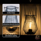 Garden Solar Lantern Set, Elegant Porch Lighting