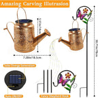 Decorative Butterfly Solar Lanterns for Yard, Waterproof LED
