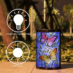 Butterfly Solar Lanterns, Waterproof LED Porch Lights