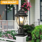 Lamp Post Light for Outdoor Posts, Waterproof
