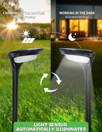 Solar Pathway Lights 4-Pack, Garden LED