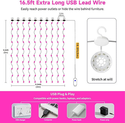 8ft String Lights for Patio, Waterproof LED