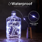 Christmas Backyard String Lights 10-Pack, 20 LED Waterproof