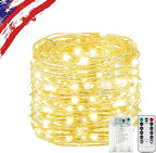 20ft Christmas LED String Lights, Waterproof Timer Lights