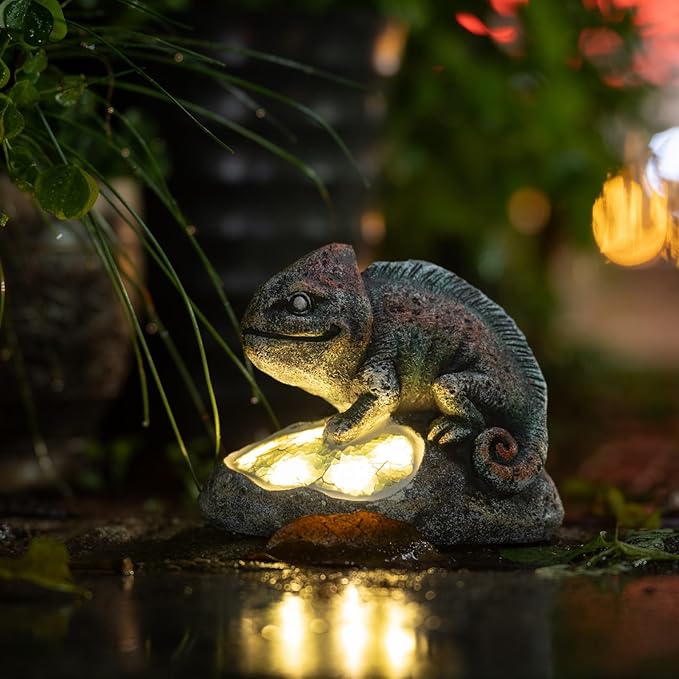 Solar Garden Statue Light, Yard Decor