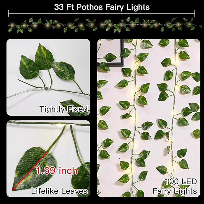 Warm White Patio String Lights, Weatherproof LED