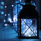 4-Pack 20ft Christmas LED String Lights, Waterproof Timer Lights