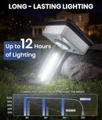 4-Pack Solar Pathway Lights, IP65 Waterproof LED Walkway Lights