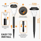 8-Pack Solar Landscape Lights for Garden
