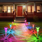 Solar Pathway Lights 15-Pack, Driveway LED