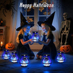 2-Pack Spider Solar Lanterns, Waterproof LED Backyard Lights