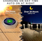 Solar Deck Lights 4-Pack, Waterproof LED