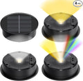 4-Pack Hanging Solar Outdoor Lanterns, Classic Waterproof LED