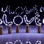 Christmas Backyard String Lights 10-Pack, 20 LED Waterproof