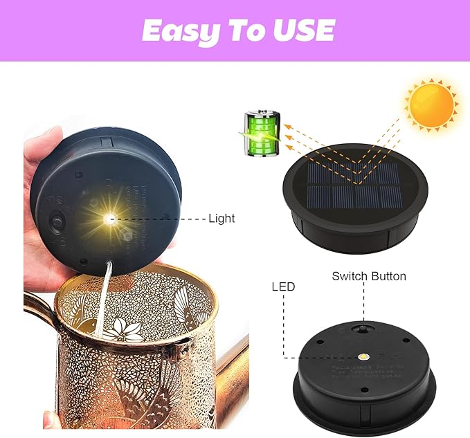 Solar Fairy Light Replacement Top, LED