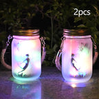 Hanging Solar Lantern Set 2-Pack, Classic Patio Lighting