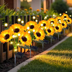 Solar Walkway Path Lights 6-Pack, Waterproof