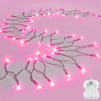 30 LED Christmas Twinkle Lights, 8ft Waterproof for Backyard