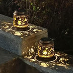 Metal Rabbit Solar Lanterns for Yard, Waterproof LED