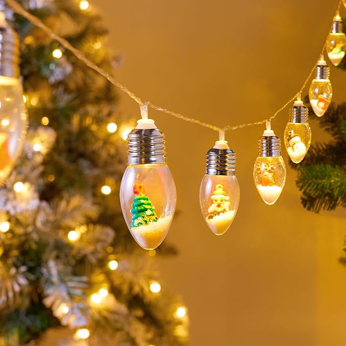 Christmas Patio String Lights, 5ft Waterproof