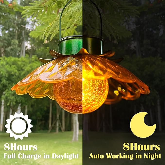 Solar Garden Path Lights, Waterproof