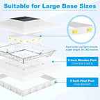 12-Pack Solar Post Cap Lights, White Waterproof