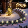 Warm White Solar Path Lights, Outdoor Garden LED