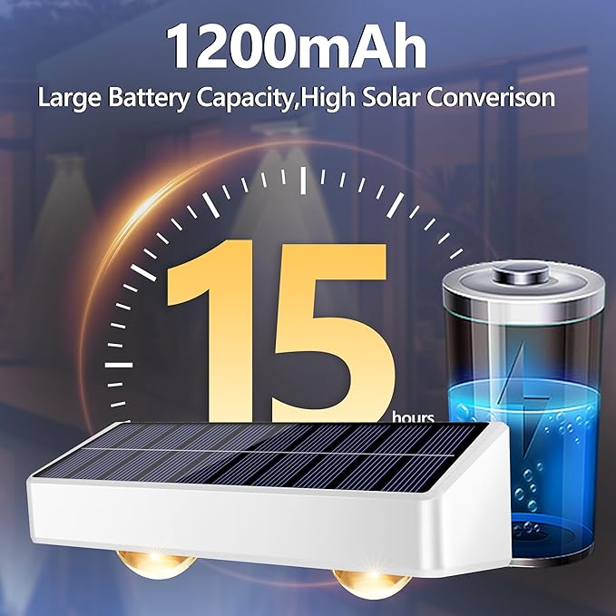 Brizled 12 Pack Outdoor Solar Fence Lights, 11 Modes & 9 Colors Color Changing Fence Solar Lights Waterproof IP65, 100 Lumens Landscape Deck Outdoor Lighting for Backyard Railing Wall Fence Poolside