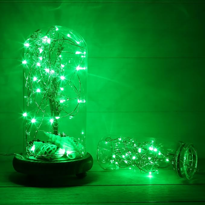 2-Pack Outdoor String Lightsft Green Waterproof