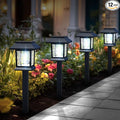 12-Pack Solar Pathway Lights, Waterproof LED Walkway Lights