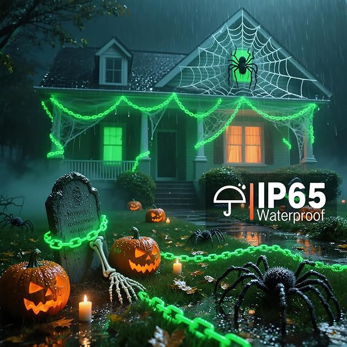 Halloween Fairy Lights, 10ft Battery Twinkle Lights