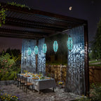 Moroccan Solar Pendant Light 2-Pack, Outdoor
