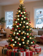 40 LED Christmas Twinkle Lights, 25ft Waterproof for Yard