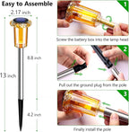 Solar Pathway Lights 10-Pack, Driveway LED