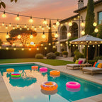 G40 Globe Patio Lights, 38ft 15 LED Bulbs