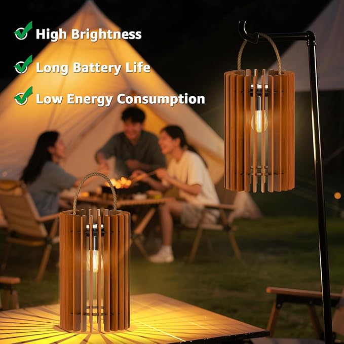 Solar Garden Lanterns, Garden Hanging LED Decor
