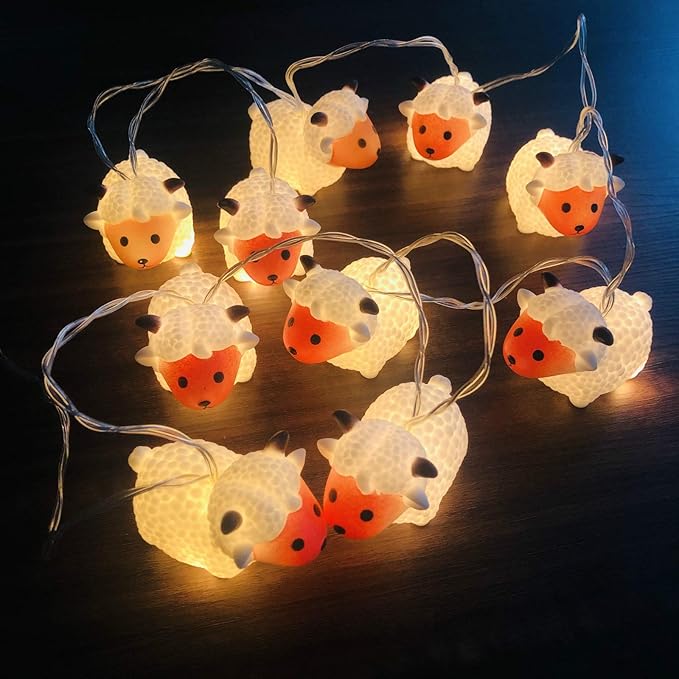 Porch String Lights, 4ft Weatherproof LED