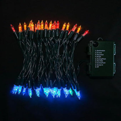 Christmas String Lights, 50 LED Waterproof Twinkle Lights