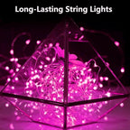 Christmas String Lights, 16ft 50 LED Waterproof Twinkle Lights