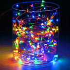 6-Pack 6ft Christmas LED String Lights, Waterproof Timer Lights