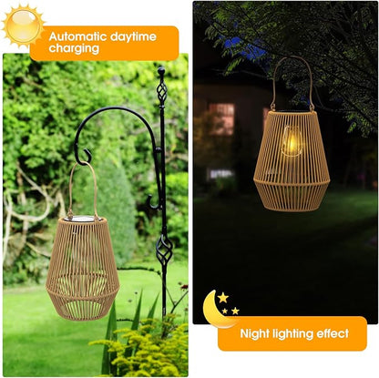 Solar Lanterns, KagoLing Solar Lanterns Outdoor Waterproof Gifts for Women Hanging Lights Outdoor Christmas Lamp Lights Decoration for Outside Garden,Yard,Patio,Porch,Trees,Lawn,Pathway Decor, 2 Pack