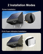 16-Pack Cool White Stair Solar Lights, Waterproof LED