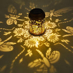 Sunflower Solar Lantern Set, Charming Porch Lighting