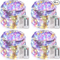Multicolor String Lights 4-Pack, 33ft Deck LED