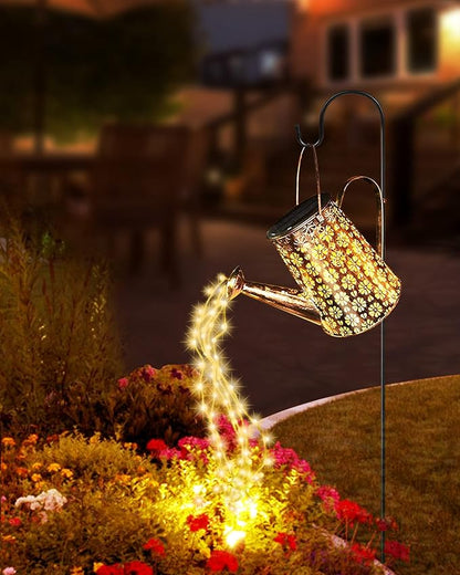 Solar Watering Can Lights,Solar Lights Outdoor Garden Decor,Large Hanging IP65 Waterproof Solar Lantern Landscape Lights Outside Decor for Garden Yard Pathway for Holiday-Festival
