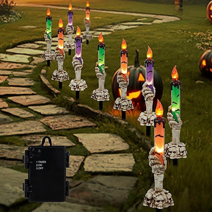 Battery Halloween Chain Lights, Timer