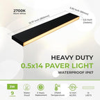 Solar Pathway Lights, IP67 Waterproof LED Garden Lights